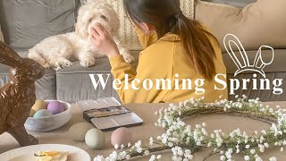 Welcoming Spring | DIY Spring Wreaths, Easter Egg Painting, Baking | Slow Living