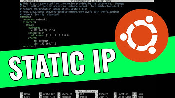 How to Set Static IP on Ubuntu Server