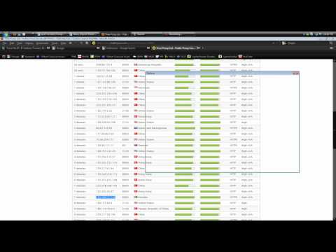 Firefox에서 IP : Port Proxy를 설정하는 방법 (익명으로 서핑하는 방법)