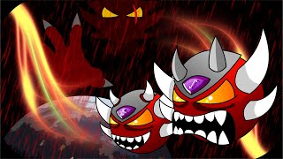 THE APOCALYPTIC TRILOGY | Cataclysm, Bloodbath and Aftermath | Geometry Dash