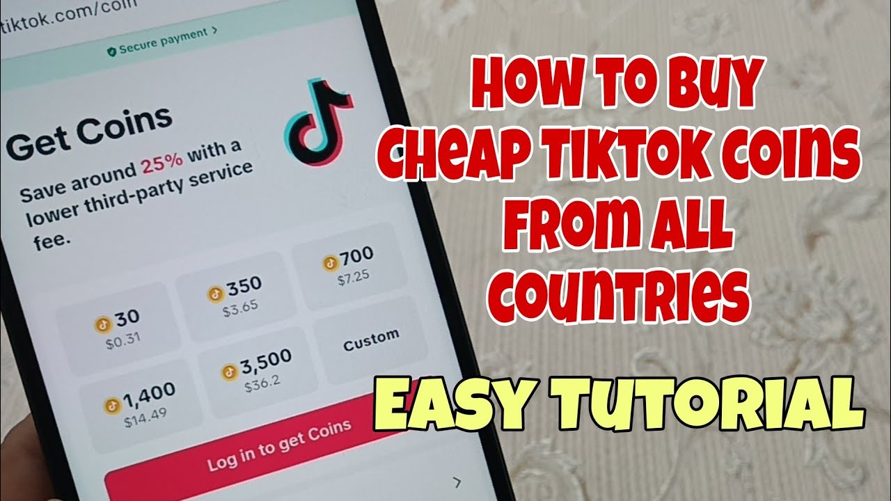 How to Buy Cheap TikTok Coins in all Countries. VPN and Opera Browser.