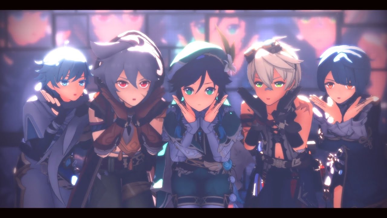 【原神/Genshin Impact MMD】気まぐれメルシィ【 Xingqiu / Chongyun / Bennett / Razor / Venti】