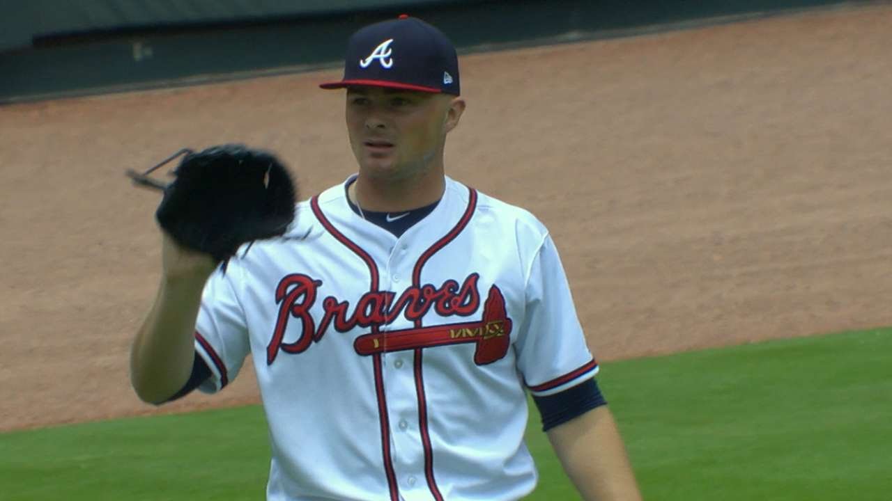 Braves pitcher Sean Newcomb just had an incredibly rough day