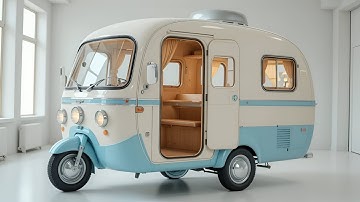 This Tiny Electric RV on 3 Wheels Is Shockingly Genius!😱