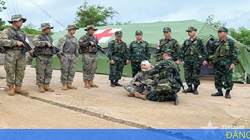 Sôi nổi các hoạt động thể thao, văn nghệ trong huấn luyện liên hợp lục quân Việt Nam – Trung Quốc