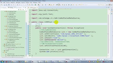 47 尚硅谷 JDBC核心技术 C3P0数据库连接池的两种实现方式