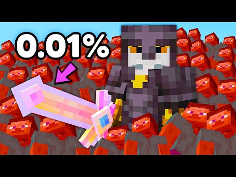 I crafted the rarest sword in Minecraft... (Hoplite)