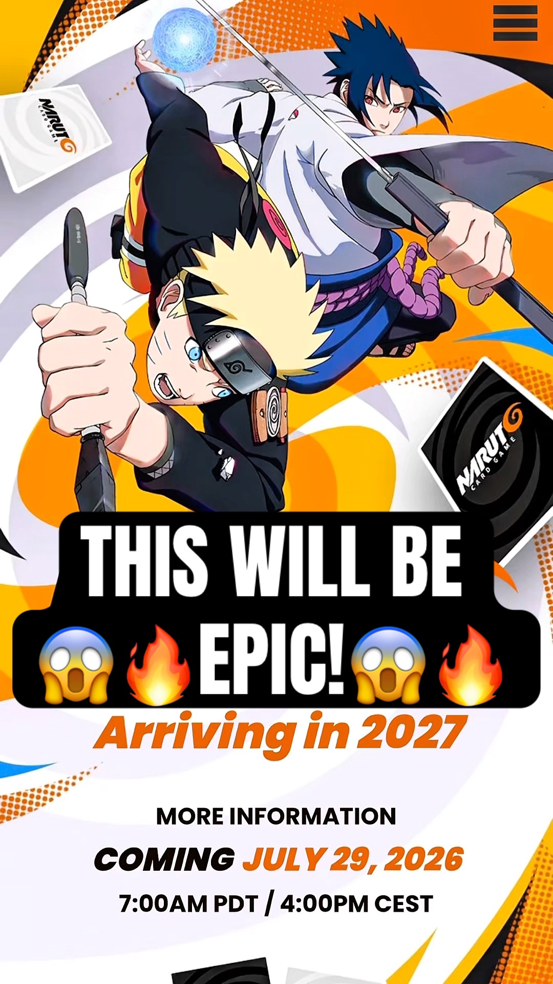 New Naruto Trading Card Game Officially Announced! - YouTube