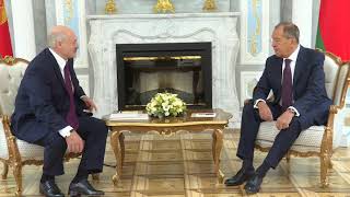 С.Лавров и А.Лукашенко