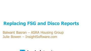 Customer Story: Replacing FSG and Discoverer Reports