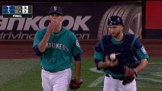 TEX@SEA: Cishek strikes out Chirinos to end the game