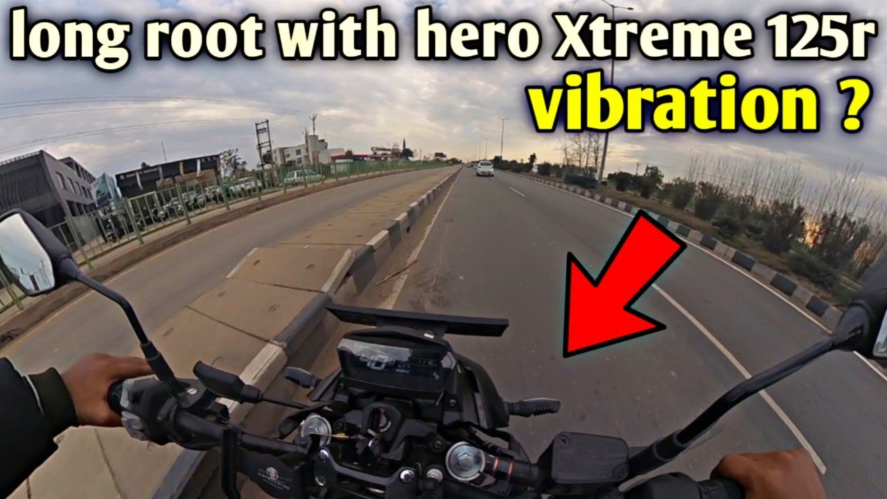 Long root riding with hero Xtreme 125r | vibration comfort full detail ...