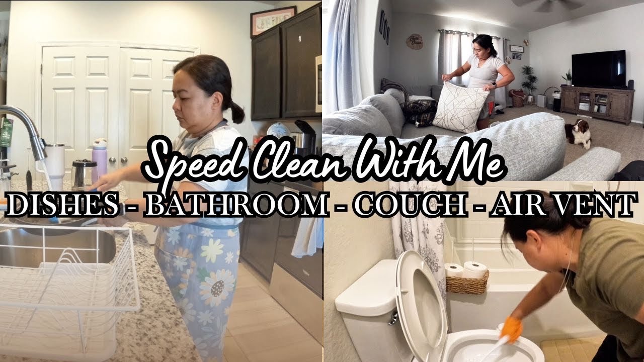 Speed Clean with me | Speed cleaning video 