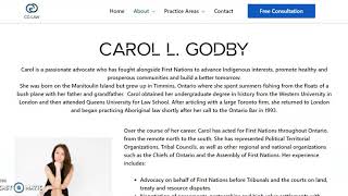 Carol Godby - SlyFox Web Design & Marketing - Web Design Project