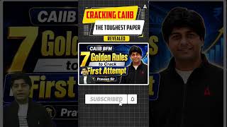 Cracking CAIIB: The Toughest Paper Revealed! #caiib #officersadda247 #praveenrana