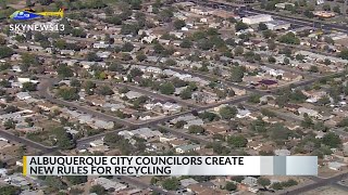 Albuquerque City Council creates new rules for recycling