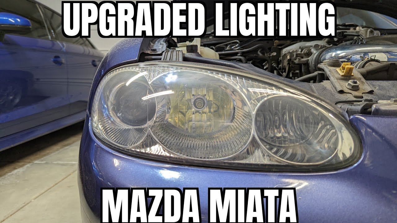 Upgrading The Lighting On A Mazda Miata | High Beams, Turn Signals, and
