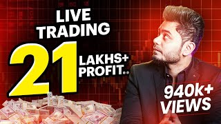 21 Lakhs + Live Trading Profits || BankNifty Options || Anish Singh Thakur || BoomingBulls