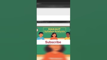 "MAKAUT 1st Semester Full Syllabus Just in 😱😱 1 Minute!" #shorts #viral
