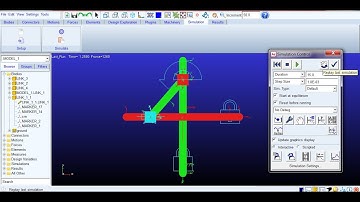 MSC ADAMS | DOUBLE SLIDER CRANK MECHANISM USING MSC ADAMS SOFTWARE