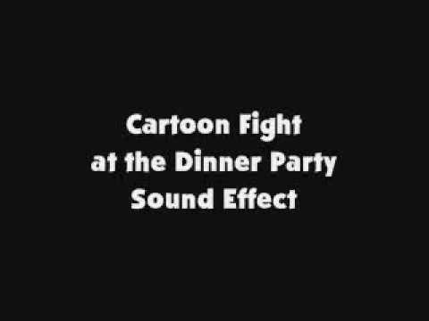 Cartoon Fight at the Dinner Party SFX