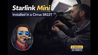 Cirrus 3D Prints Starlink Mini Mount Install | Cirrus SR22T G6