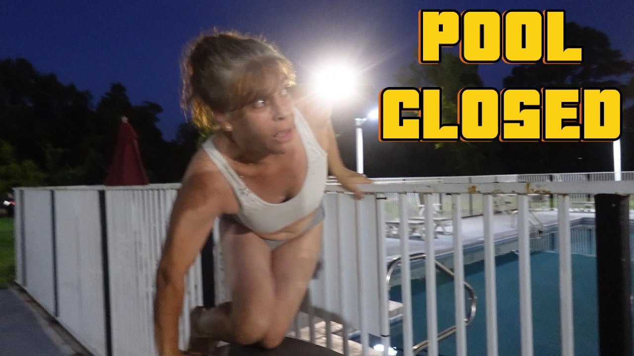 Street interview, KD pays no attention to the pool closed sign