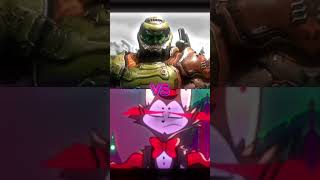 Doom Slayer VS Hazbin Hotel cause I'm bored. #hazbinhotel #debate #fight #1v1