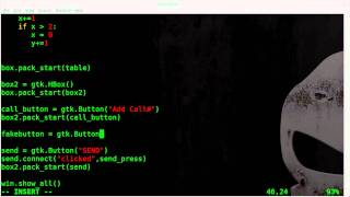 GTK Number Pad Getting Fake Caller ID Number PartA - Python - Linux