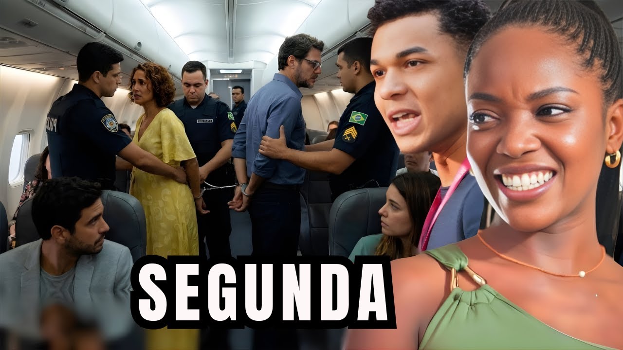 DONA DE MIM SEGUNDA 29/12 Ellen e Hudson são pegos no avião por um detalhe chocante
