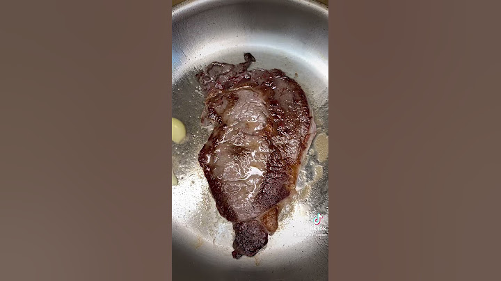 Tuto : cuire une entrecôte à point / rosé !!!