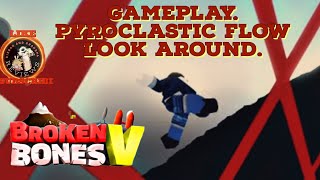 Roblox Broken Bones V. Gameplay. Pyroclastic Flow Fall. (Using Gravity Bubble.)#roblox #brokenbonesv