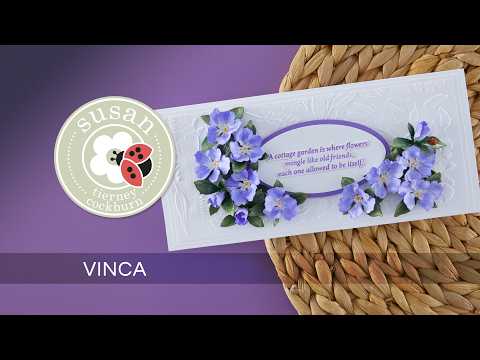 How to Create Realistic Vinca Flowers | Cottage Garden Paper Flower Tutorial