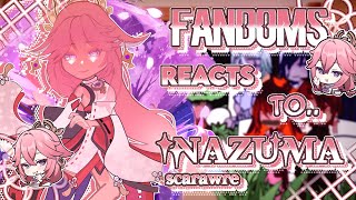 Fandoms React To Eachother 1? Inazumaland Of Eternity 9? Genshin Impact Scarawre