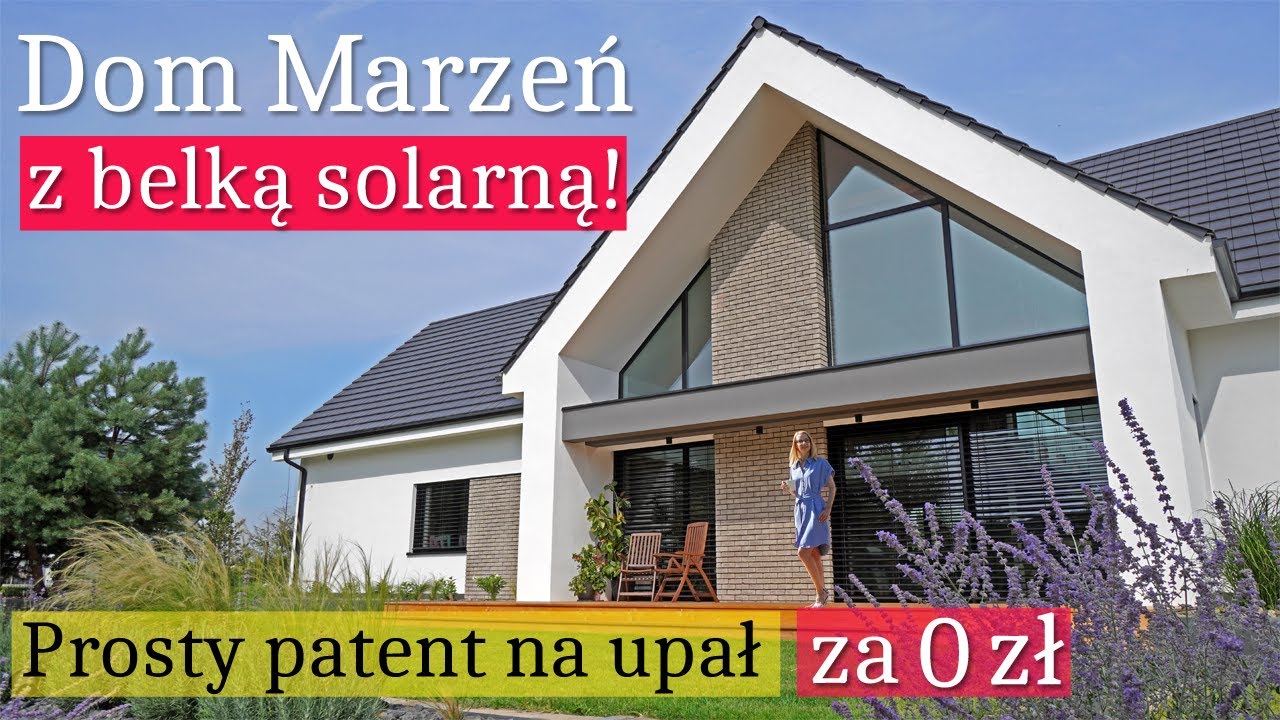 Dom marzeń z BELKĄ SOLARNĄ! Patent na upał za 0 zł! Prosty i genialny! NOWOCZESNA STODOŁA