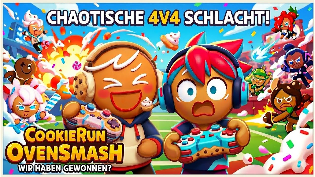 CASTLE CRUSHER 4v4 - CHAOS GARANTIE - CookieRun OvenSmash - JustinusLP
