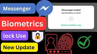 messenger Biometric Official App lock | Facebook Messenger new Privacy & Security Update | screenshot 5
