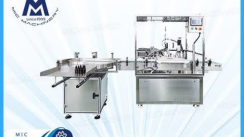 essential oil bottling machine: how does the machine fill essential oil into the bottle and cap it.