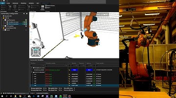 KUKA RSI Control of KUKA robot, with Visual Components digital twin