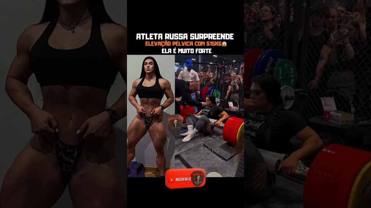 🚨ATLETA RUSSA FAZ ELEVA&Ccedil;&Atilde;O P&Eacute;LVICA COM MAIS DE MEIA TONELADA...