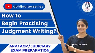 How to begin practising Judgment Writing l Aparna Bhat l screenshot 5