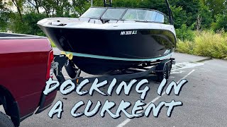 First Time Docking in a Current Yamaha AR250