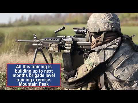 US Army - 1BCT Company Combined Arms Live Fire - Fort Drum, NY