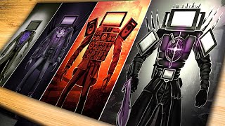 [Drawing] Evolution of Titan TV man / "SKIBIDI TOILET"