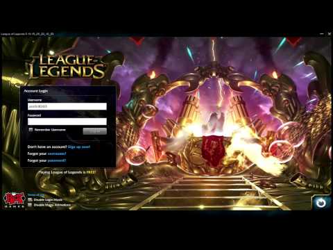 Ultra Rapid Fire 2015 Login Screen - League of Legends