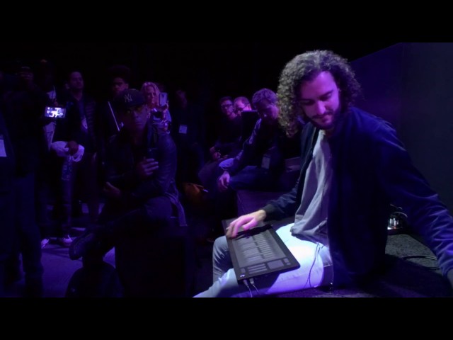 Marco Parisi plays Prince's Purple Rain on the Seaboard RISE at NAMM 2017 class=