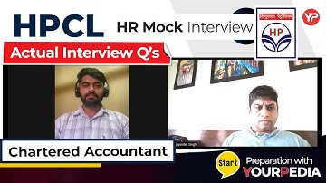 HR Mock Interview for HPCL, Chartered Accountant |Actual Interview Q
