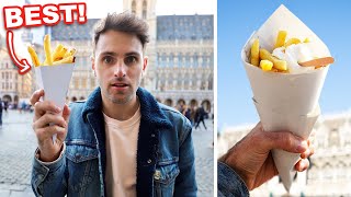 Finding the BEST FRENCH FRIES in Brussels, Belgium 🇧🇪