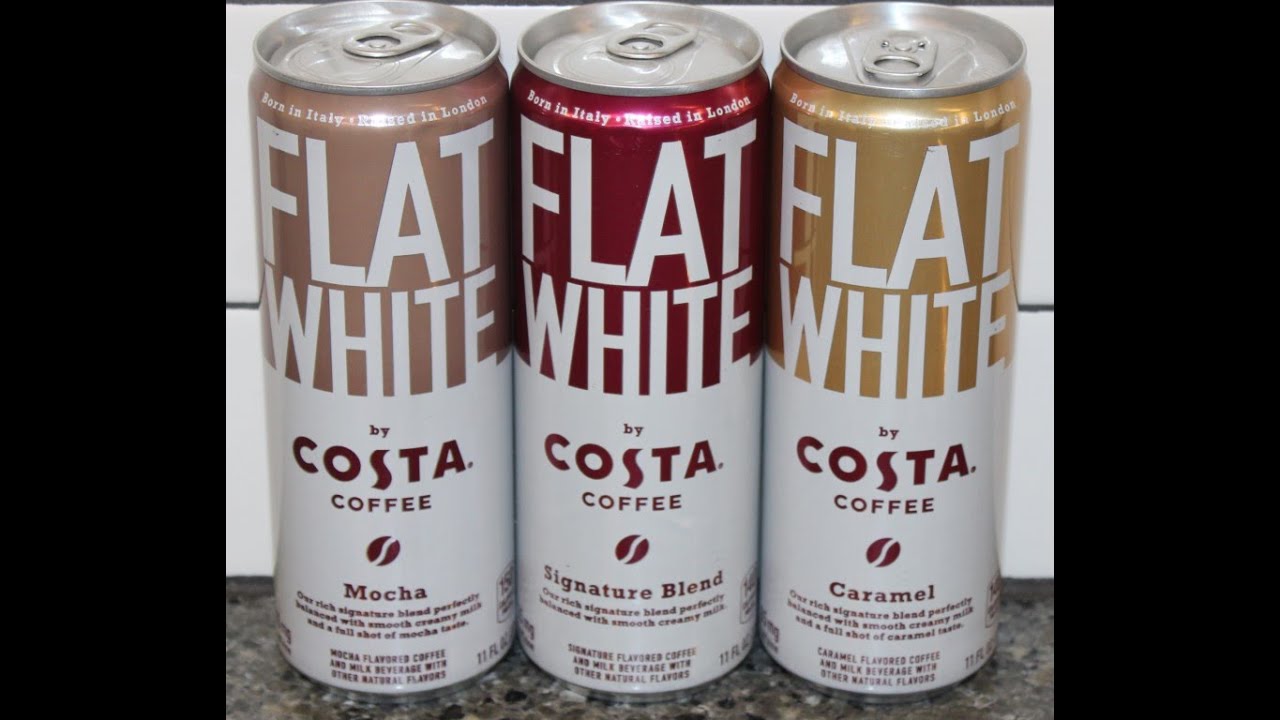 Flat White by Costa Coffee Mocha, Signature Blend & Caramel Review