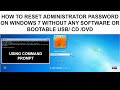 how to reset administrator password on windows 7 without any Software or Bootable USB/CD/DVD | 2021